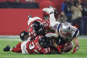 100 Greatest Photos - 110 - Julian Edelman, Ricardo Allen, Keanu Neal