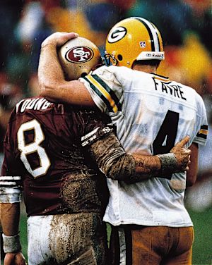 100 Greatest Photos - 002 - Steve Young and Brett Favre