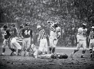 100 Greatest Photos - 013 - Chuck Bednarik and Frank Gifford