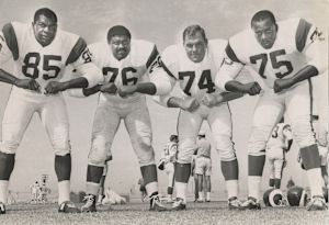 100 Greatest Photos - 039 - Lamar Lundy, Rosey Grier, Merlin Olsen, Deacon Jones